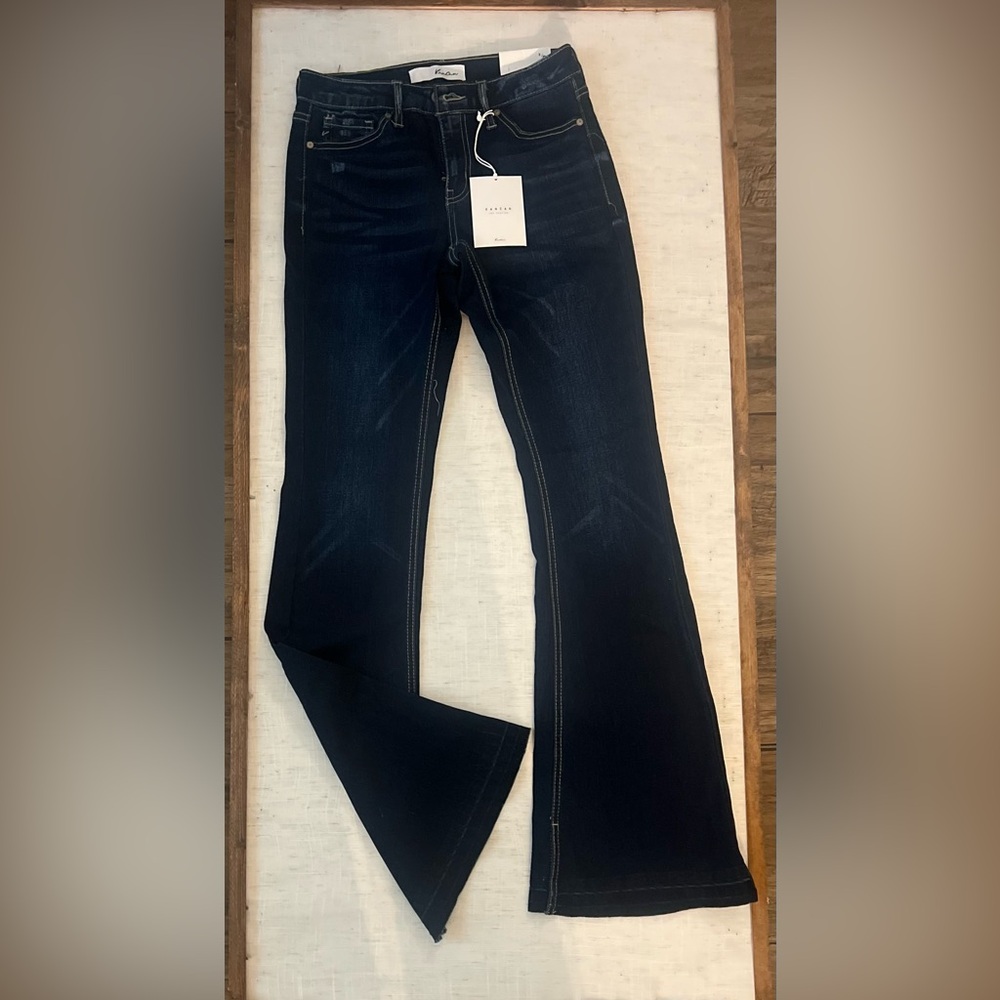 KanCan Dark Indigo Boot Cut Jeans